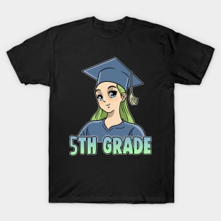 5th Grade Anime Otaku Kawaii Elementary School T-Shirt